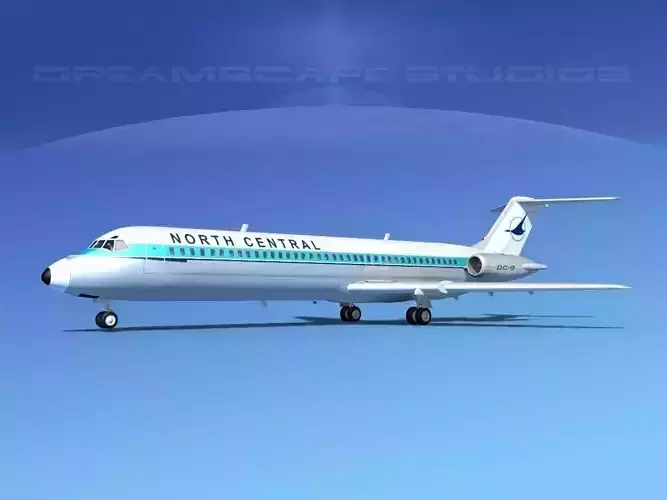 Douglas DC-9-40 north Central