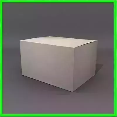 Cardboard box 3D model