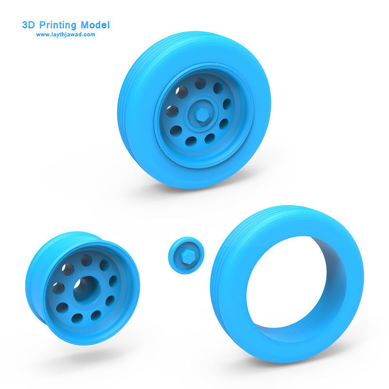 Trailer water tank on 3D print model_14