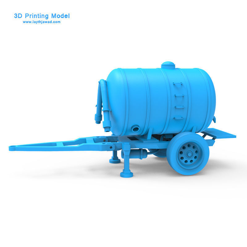Trailer water tank on 3D print model_7