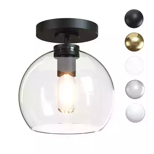 Crate and Barrel - Arren Round Mount Light