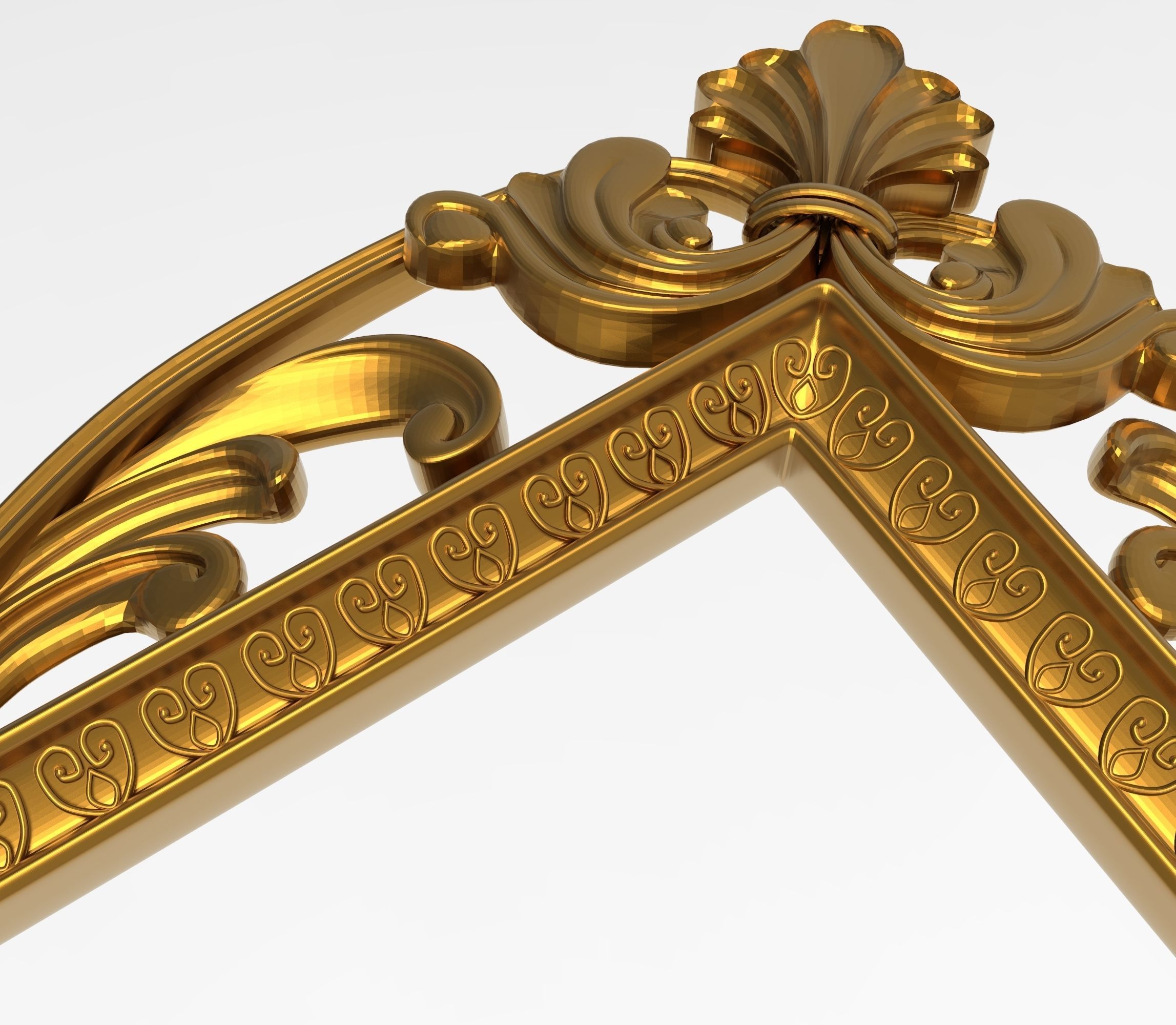 Carved Picture Frame 3D model 3D model_6