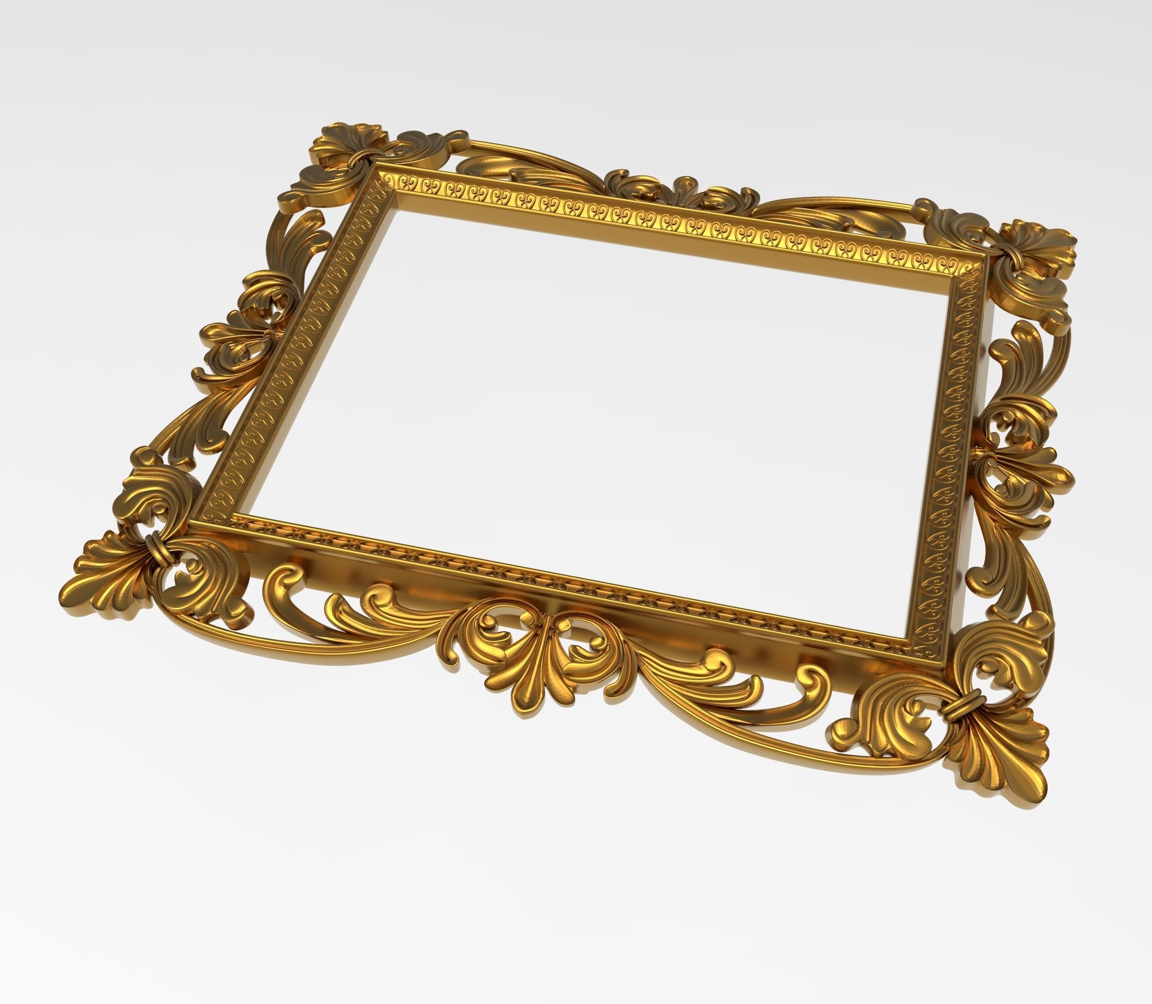 Carved Picture Frame 3D model 3D model_8