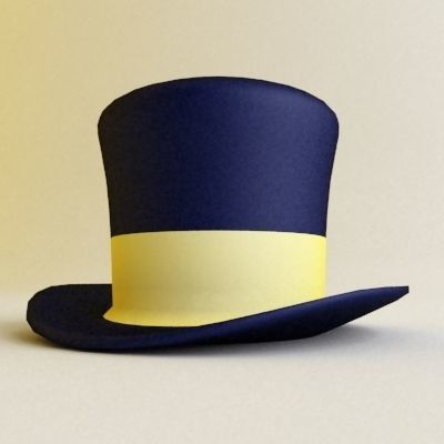 Hat 3d model top 3D model_2