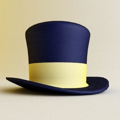 Hat 3d model top 3D model_3