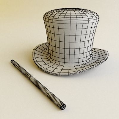 Hat 3d model top 3D model_5