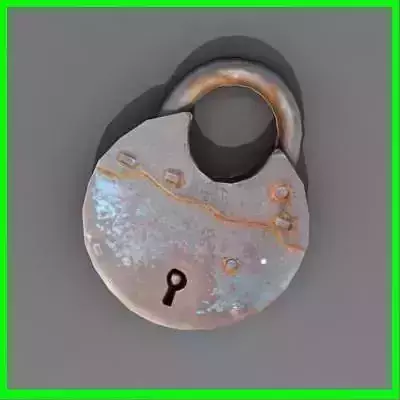 Lock 3d model bronze locket 3D model | CGTrader