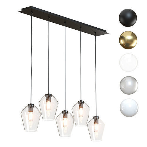 Crate and Barrel - Arren Linear Angled Pendant 3D model