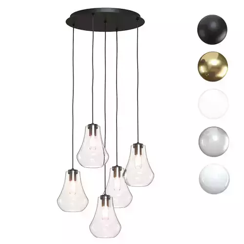 Crate and Barrel - Arren Round Teardrop Pendant