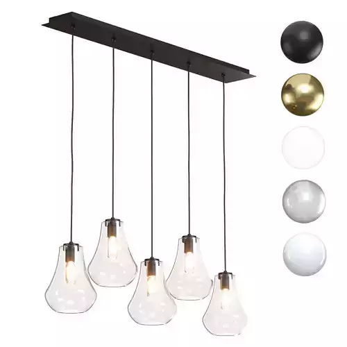 Crate and Barrel - Arren Linear Teardrop Pendant