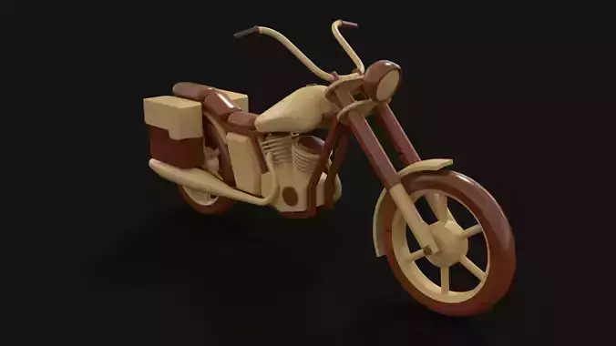 Wooden toy chopper