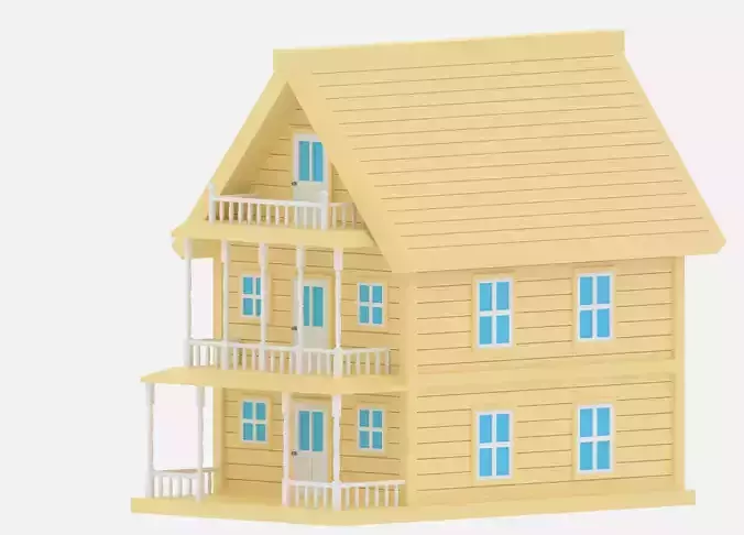 Beautiful Cartoon House