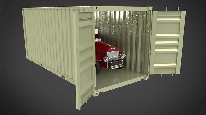 Quick hospital setup in Container 3D model