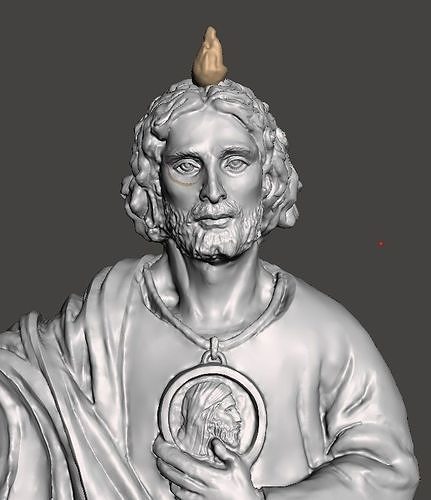Saint Jude Full Body Sculpture  3D print model