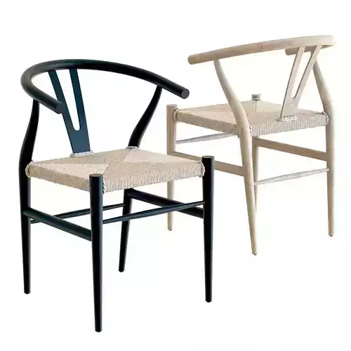 Crate and Barrel - Crescent Dining Chair 3D model