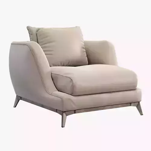 Black tie brando armchair