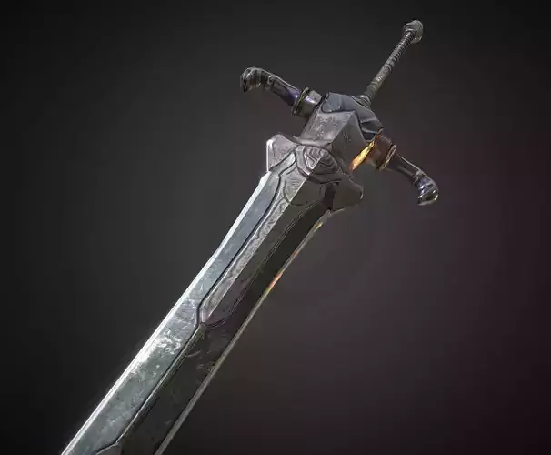 Sword of Artorias Free low-poly 3D model