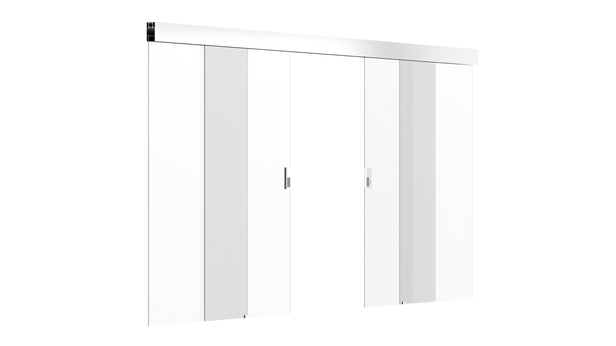 Glass Sliding Door 3D model_1