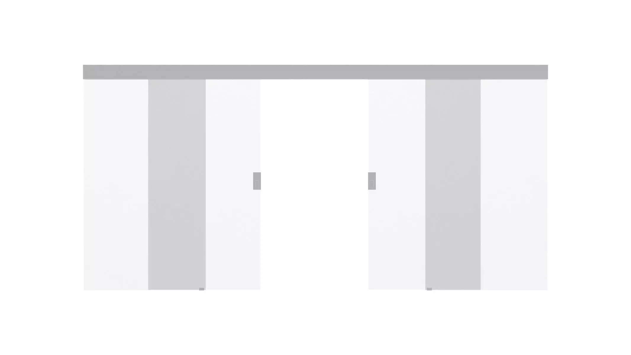 Glass Sliding Door 3D model_0