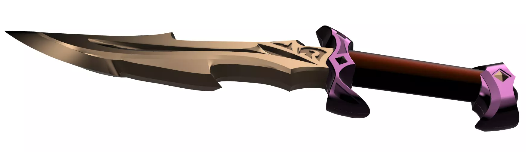 VALORANT DAGGER REAVEN SKIN 3D print model
