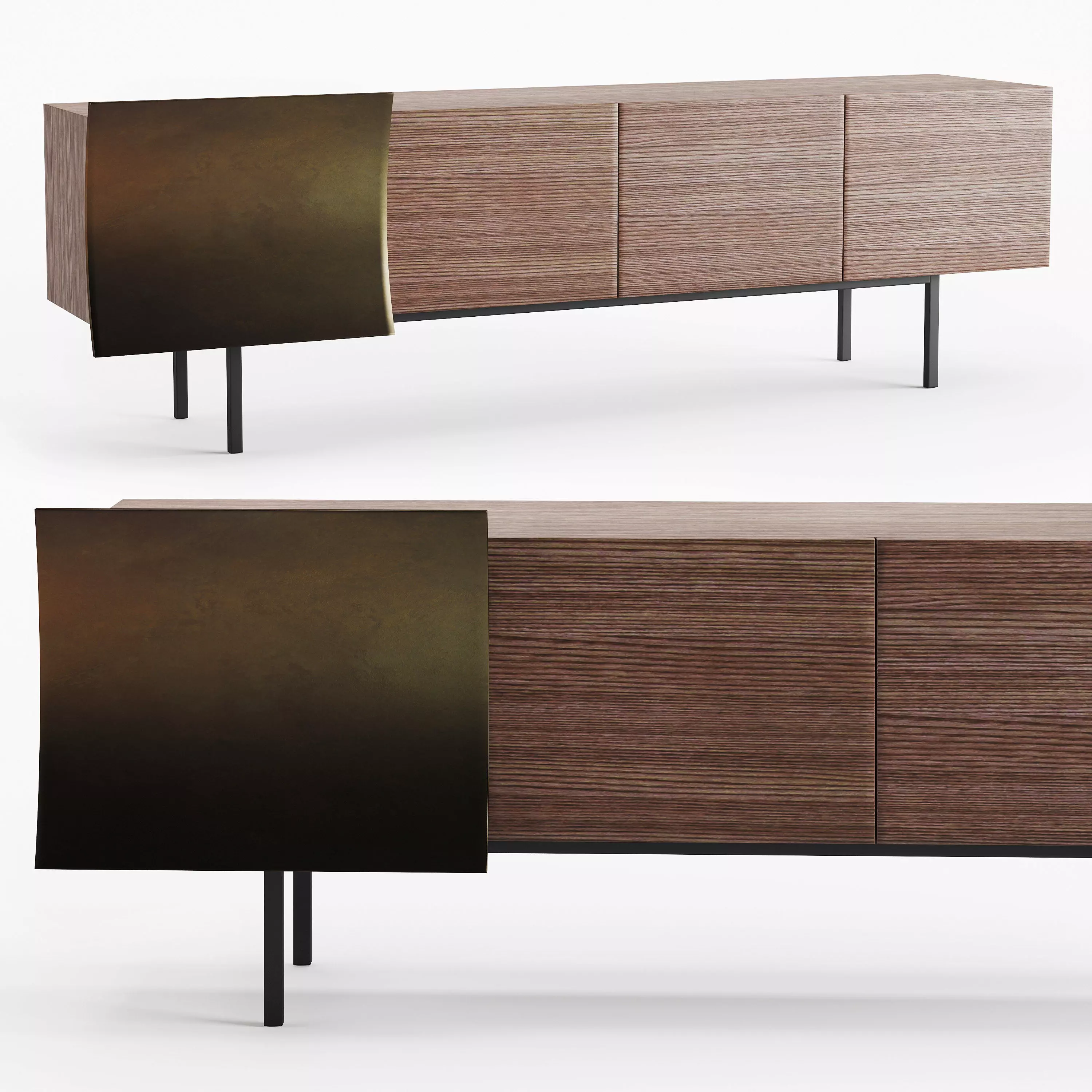 Porada Bilbao Sideboard 3D model