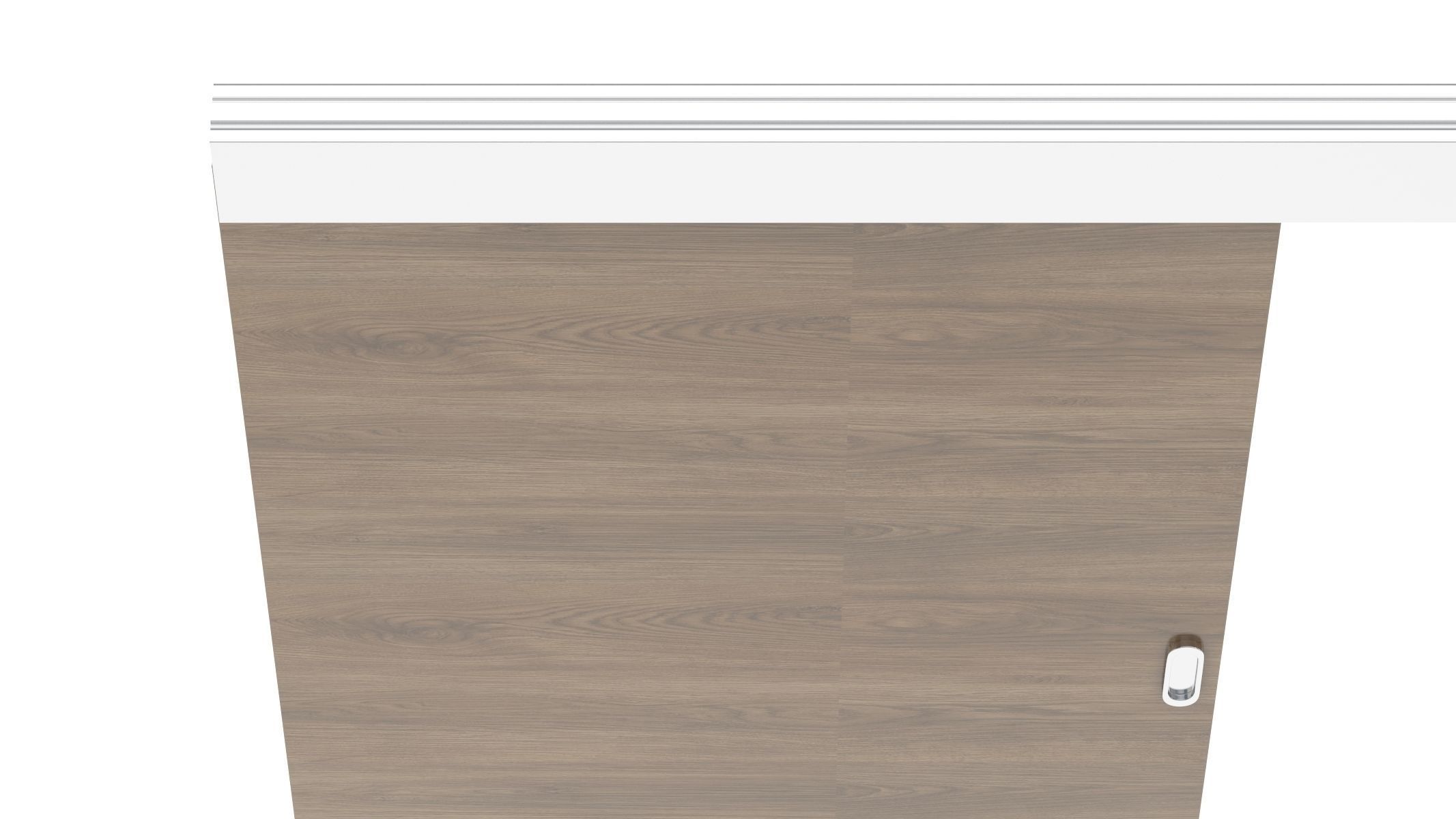 Wood Sliding Door 3D model_15