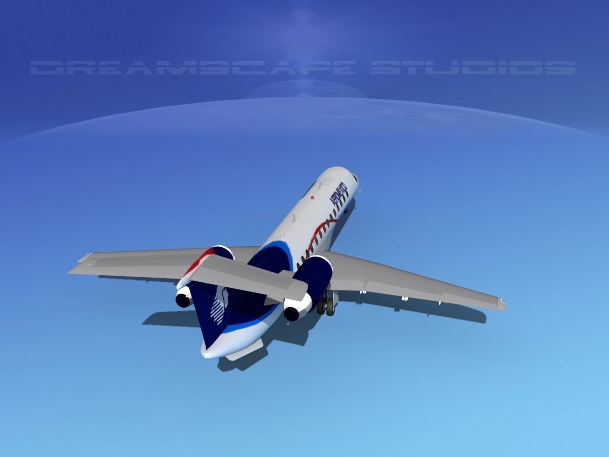 Embraer ERJ-145 Aero Mexico Connect 3D model_23