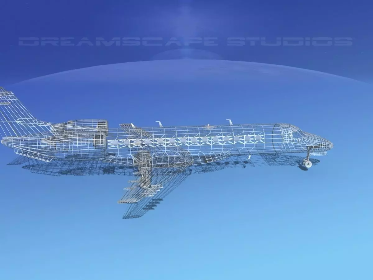 Embraer ERJ-145 Aero Mexico Connect 3D model_11