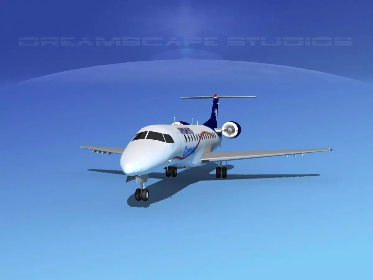 Embraer ERJ-145 Aero Mexico Connect 3D model_1