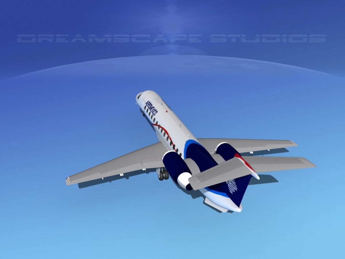 Embraer ERJ-145 Aero Mexico Connect 3D model_24