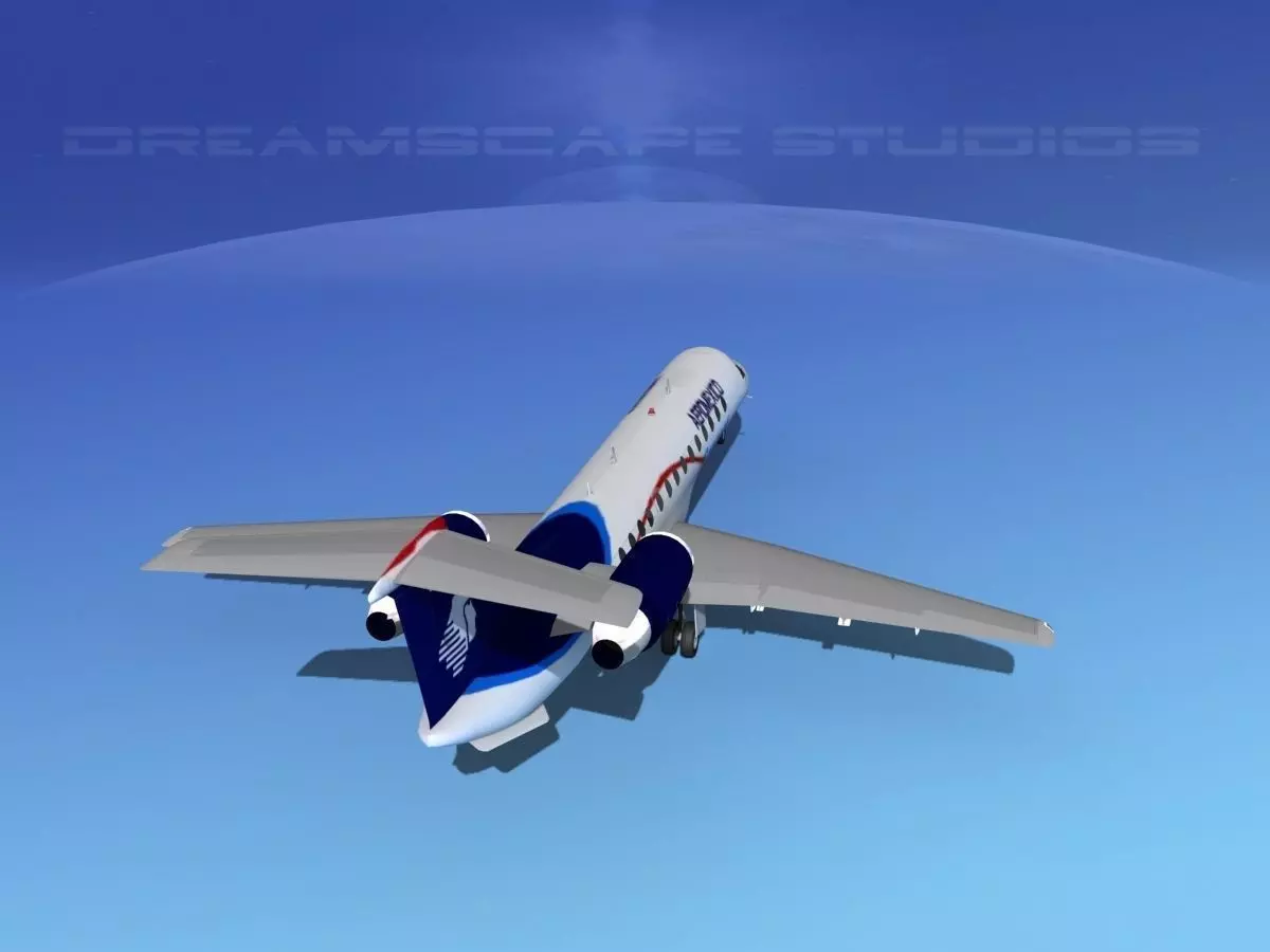 Embraer ERJ-145 Aero Mexico Connect 3D model_7