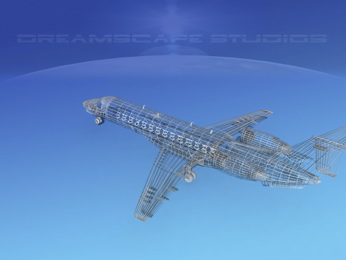 Embraer ERJ-145 Aero Mexico Connect 3D model_32