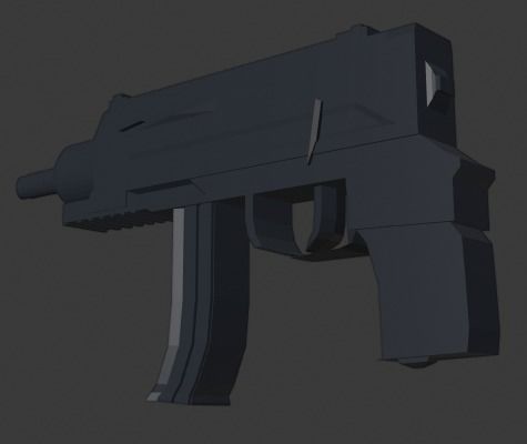 scorpion gun  Free low-poly 3D model_3