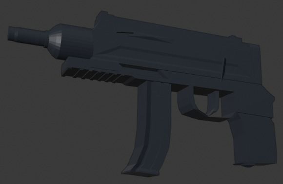 scorpion gun  Free low-poly 3D model_4