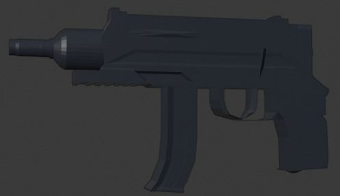 scorpion gun  Free low-poly 3D model_1