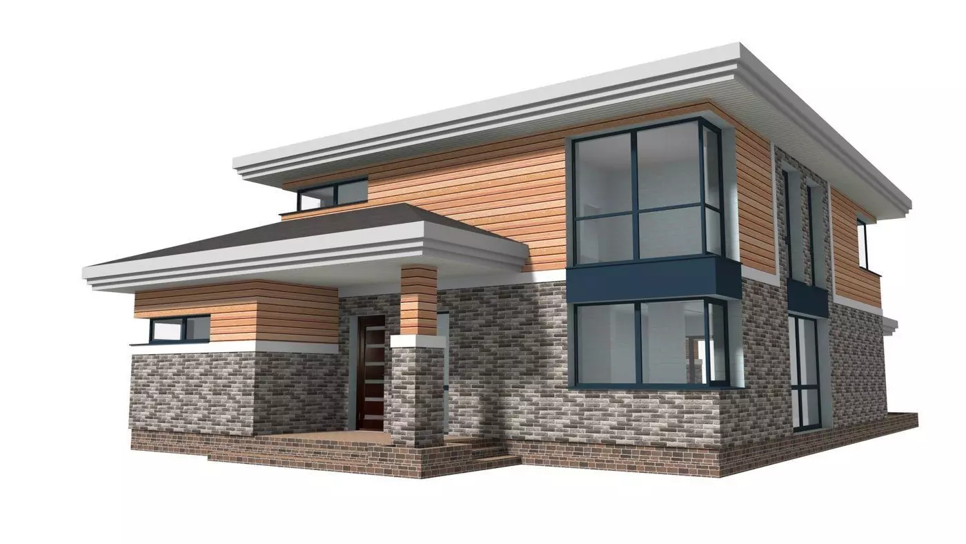 Villa da Costa Rica Low-poly 3D model