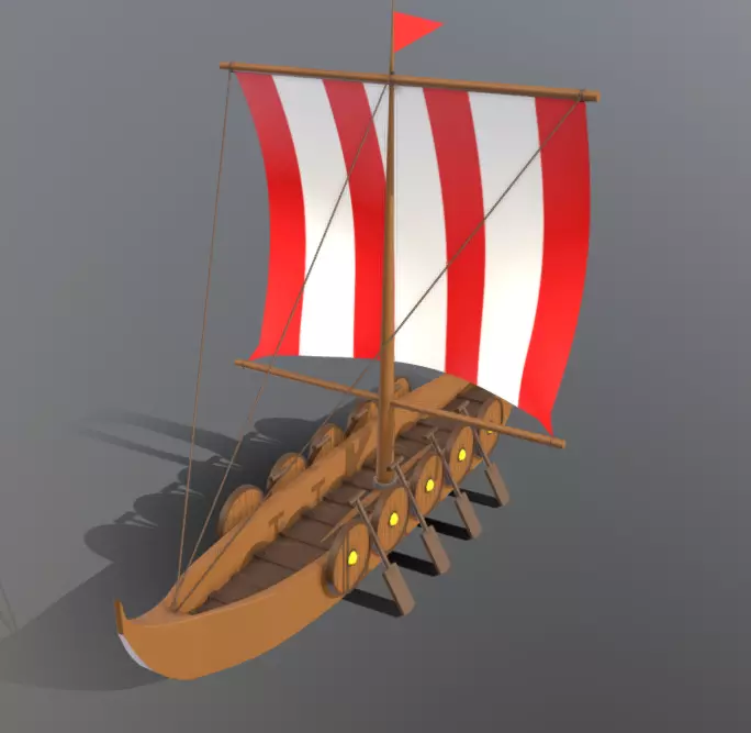 Viking Ship 3D model