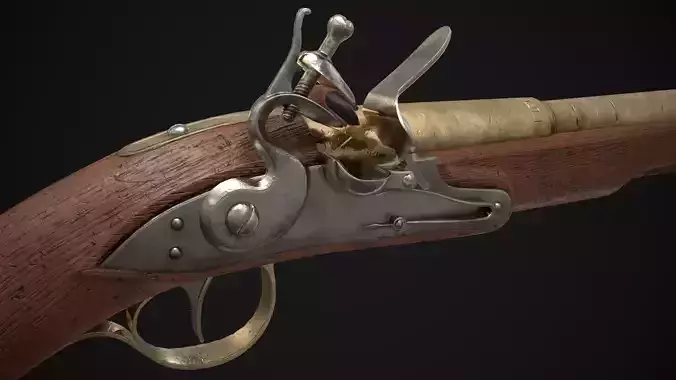 Flintlock Pistol Game Ready
