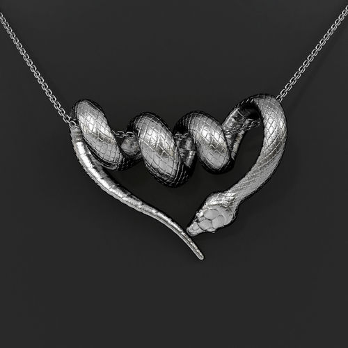 Anaconda Pendant 3D print model