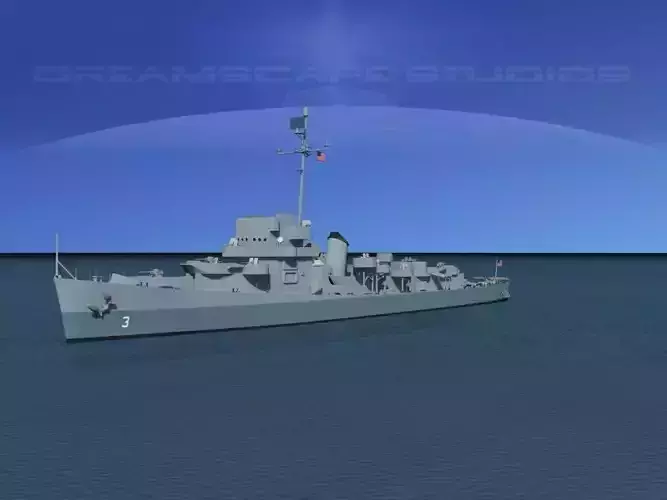 Evarts Class Destroyer DE3 USS Barry