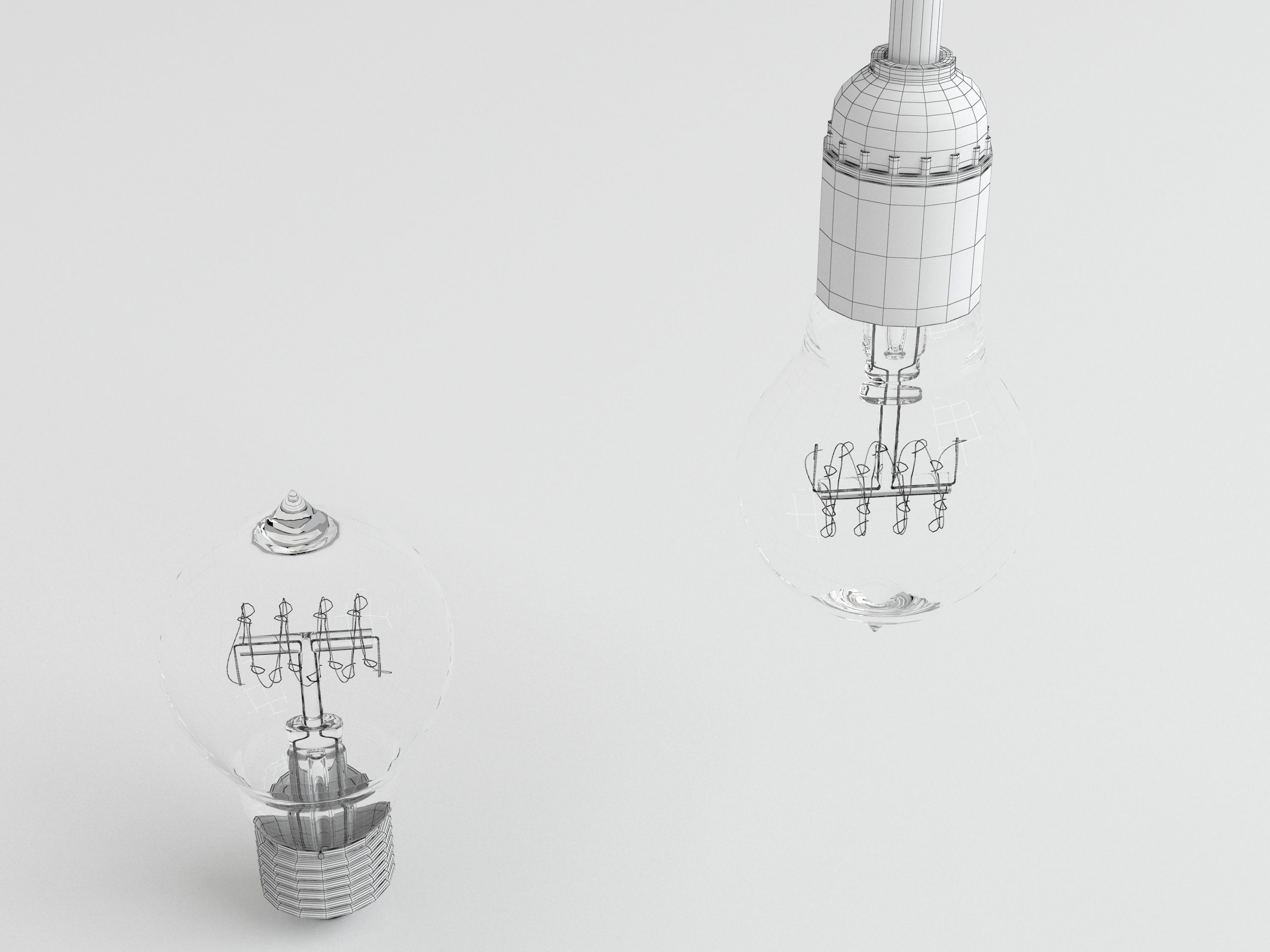 Bulb light 10 3D model_3