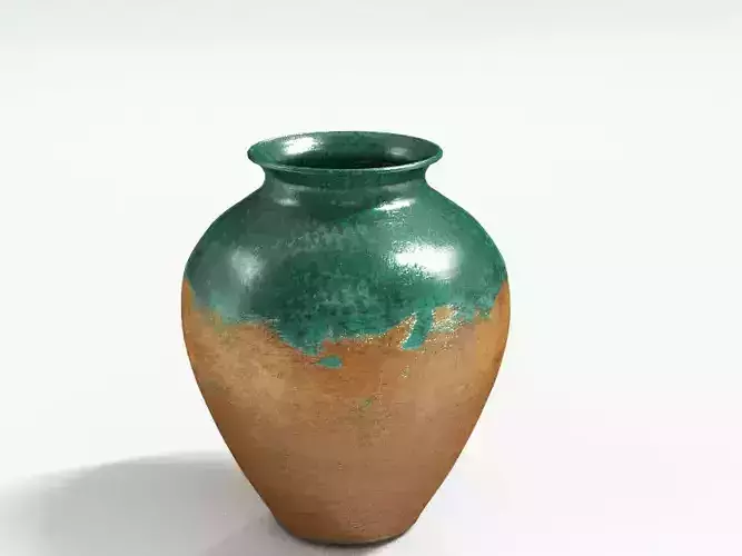 Low poly vase Free low-poly 3D model