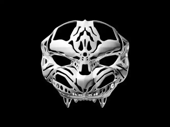 Tiger Face 3D print model