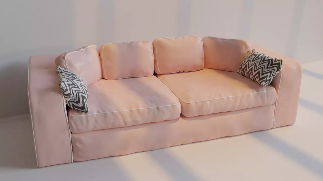 Couch 3D model sofa 3D model_0