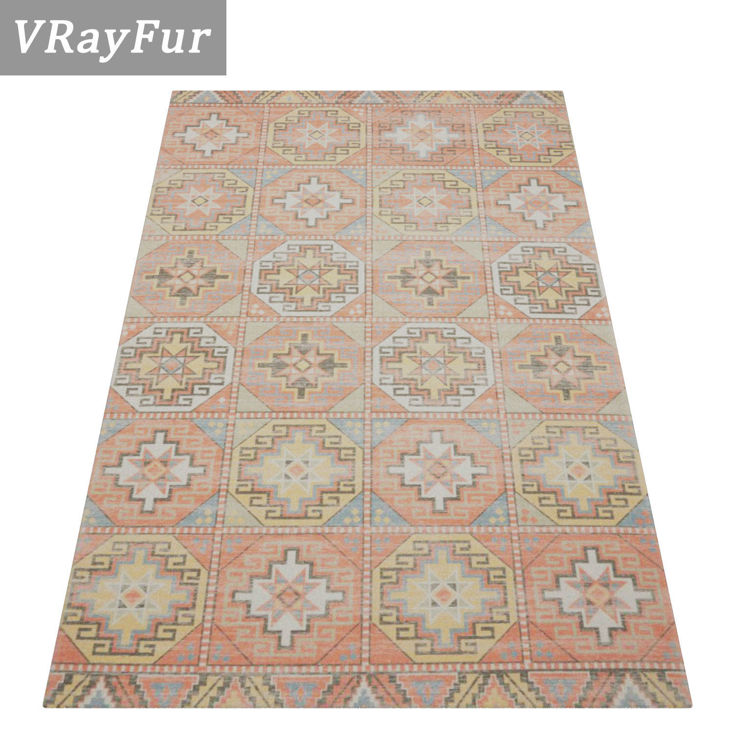 Rug Set 1150 3D model_2