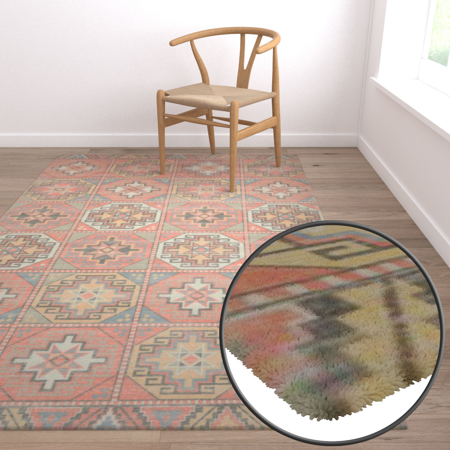 Rug Set 1150 3D model_5