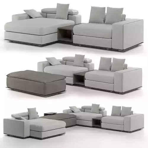 Fendi Casa Belt Tight Sofa 3D model