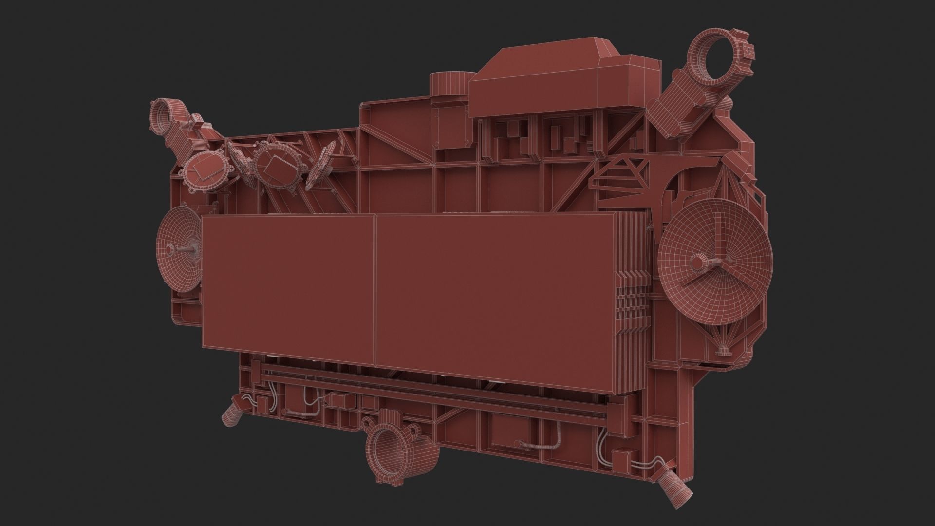 SpaceX Starlink Satellite  3D model_18