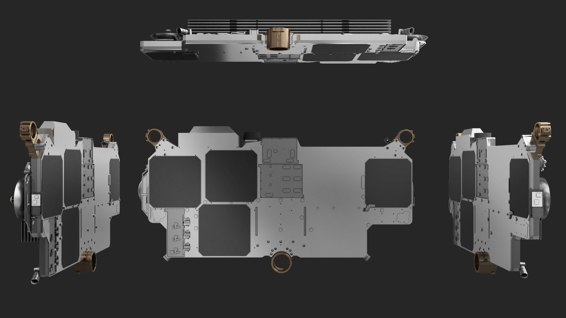 SpaceX Starlink Satellite  3D model_7