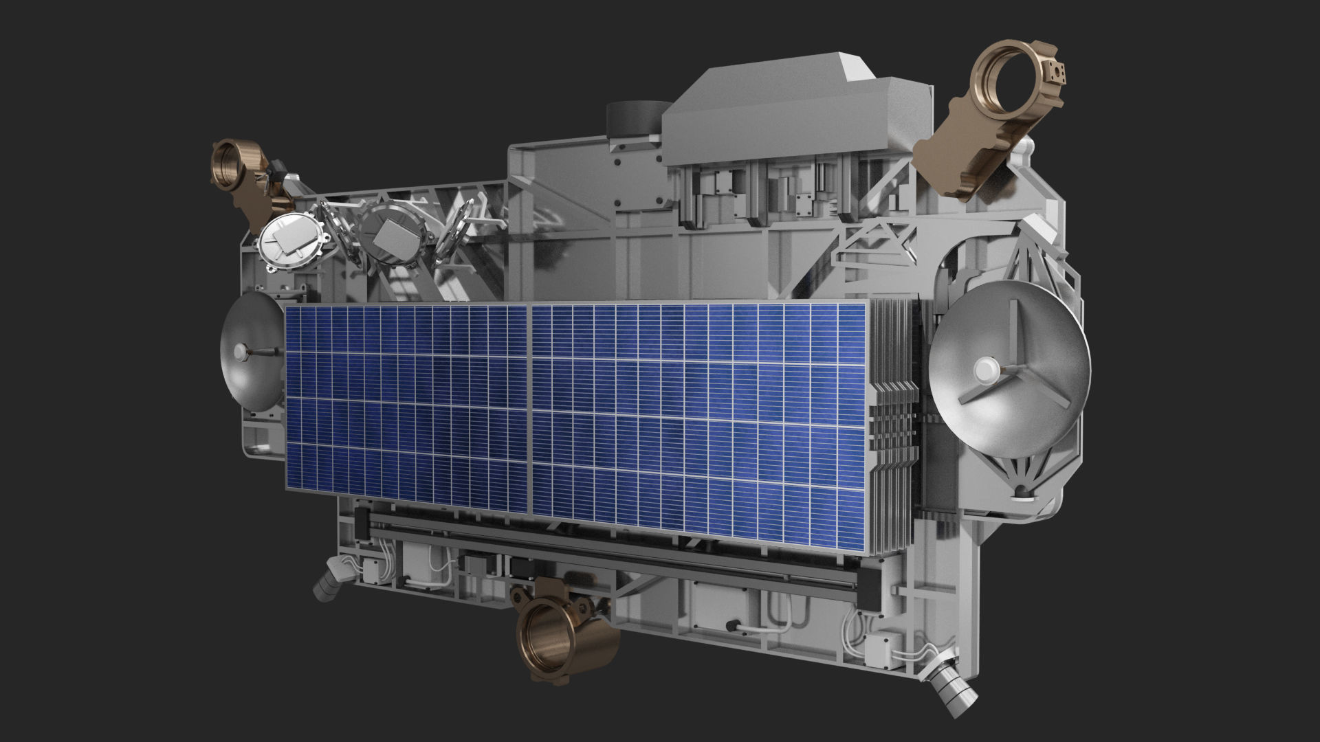 SpaceX Starlink Satellite  3D model_5